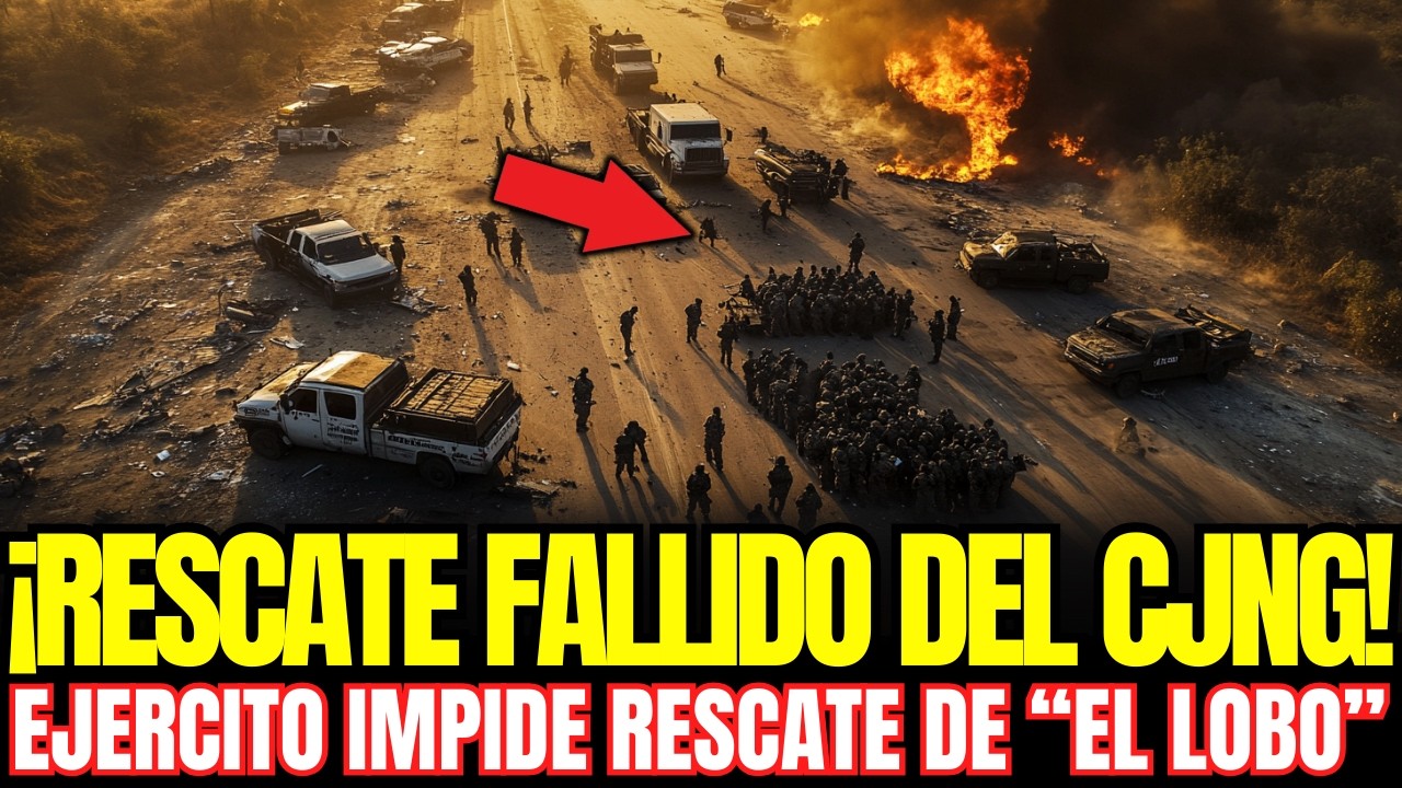 ¡RESCATE FALLIDO! 213 Sicarios MUEREN Intentando Liberar a 'EL LOBO' del CJNG