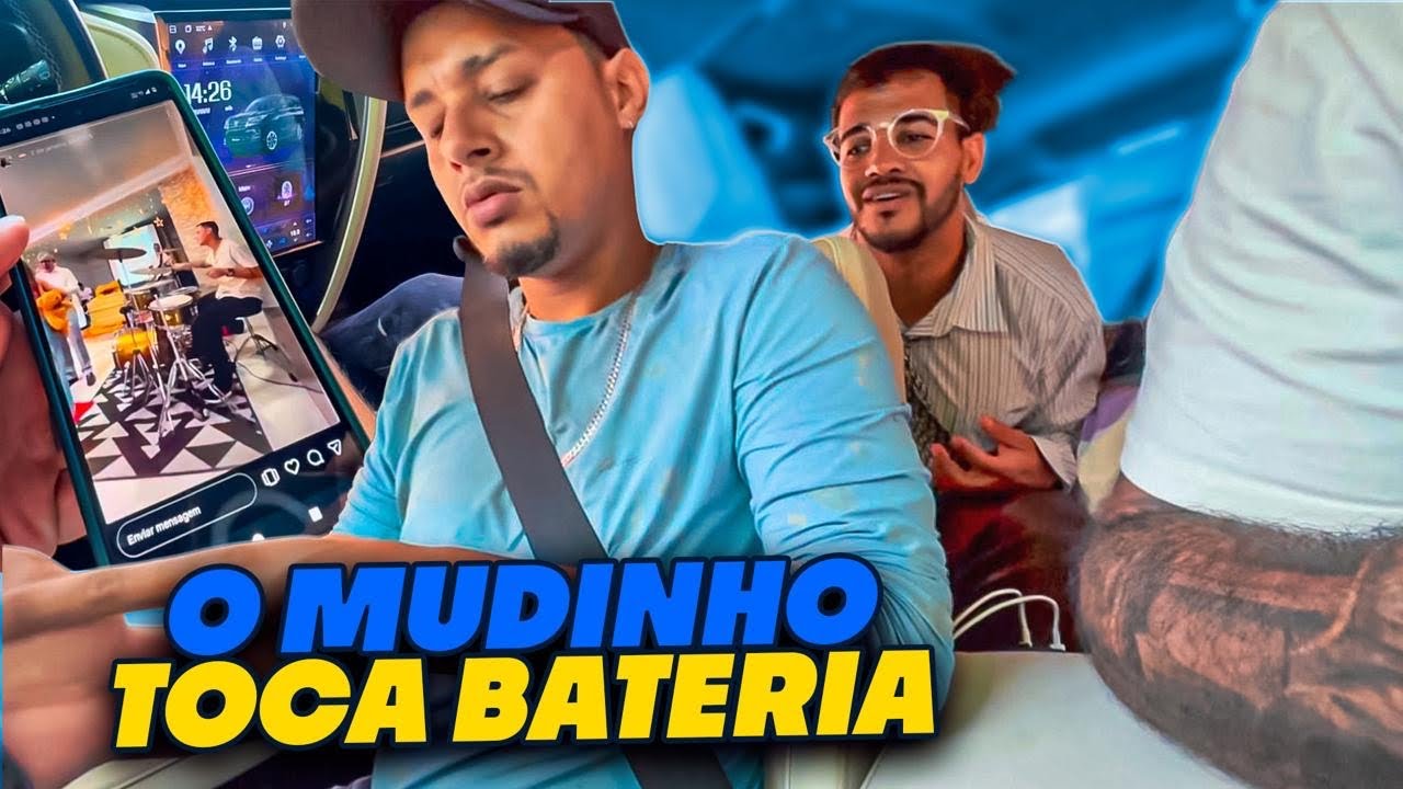 O MUDINHO TOCA BATERIA NA IGREJA 😱😱😱 | MUDINHO PEDREIRO 