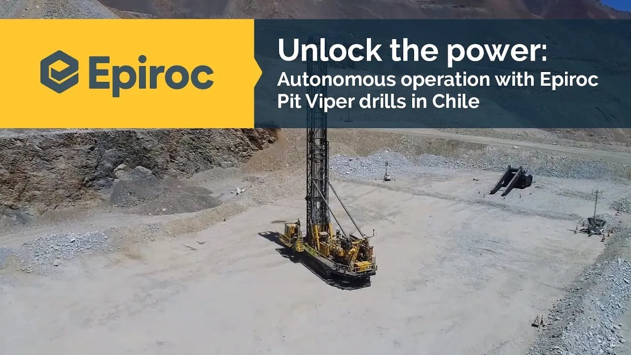 Fully Autonomous drilling with Epiroc Pit Vipers at Los Pelambres mine