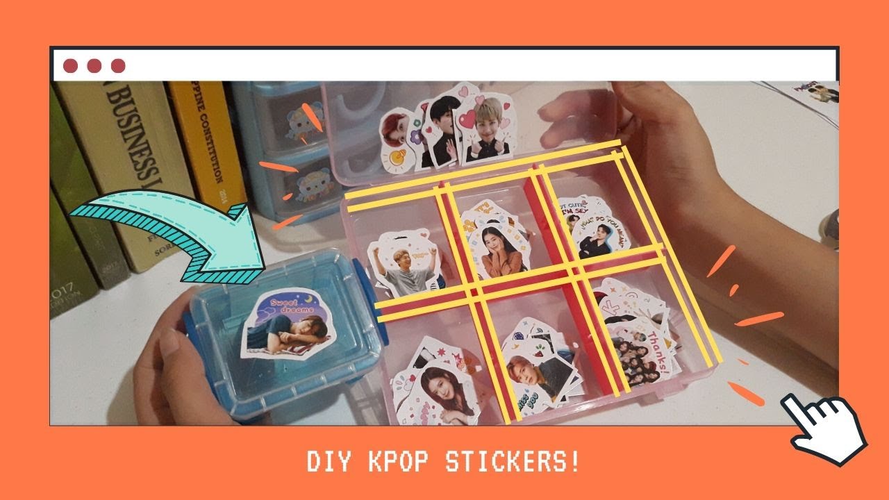 DIY KPOP Stickers