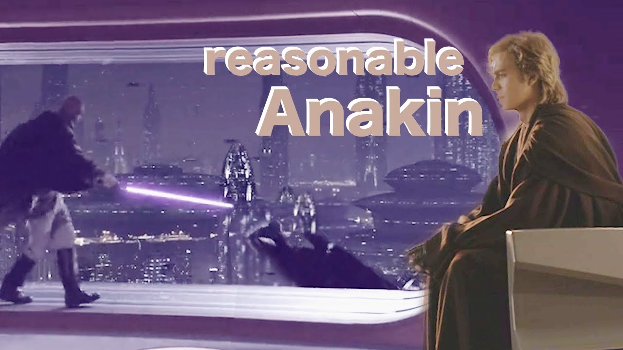 Mace Windu tells Anakin to wait but he actually waits