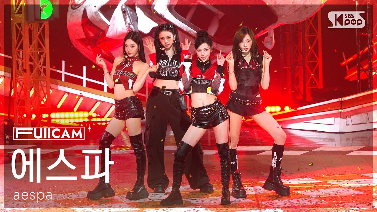[안방1열 풀캠4K] 에스파 'Rich Man' (aespa FullCam) @SBS Inkigayo 250907