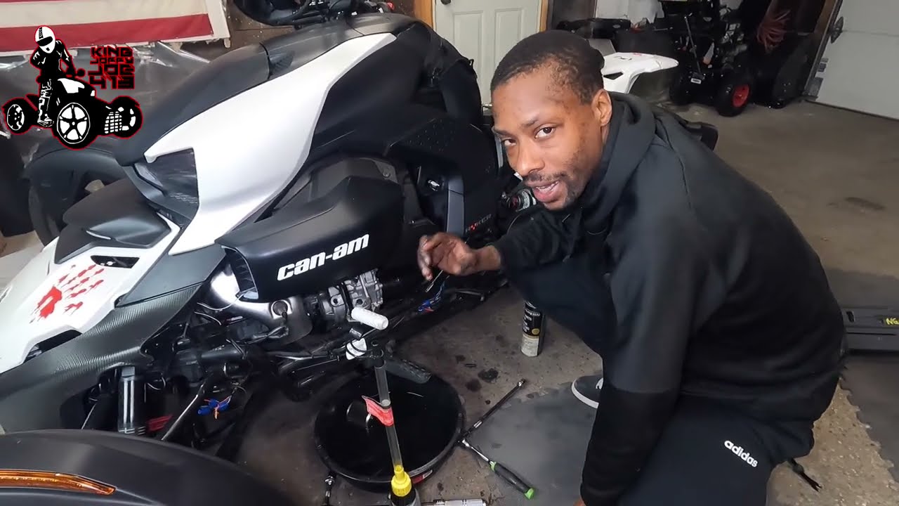Can-Am Ryker gear box oil change.(See it here First) DIY