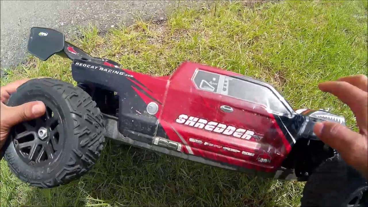 REDCAT SHREDDER TEST RUN w/150A HOBBYWING ESC