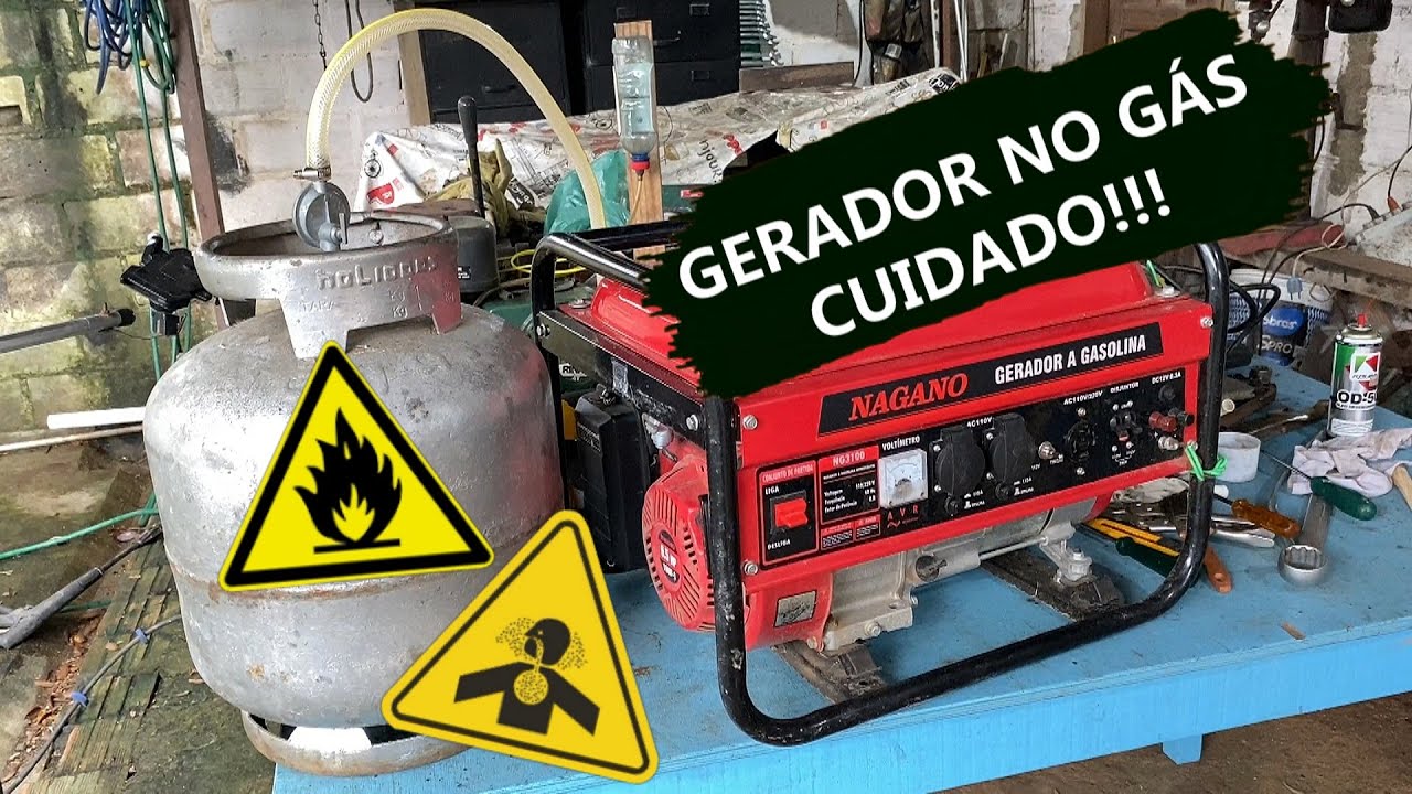 CUIDADO!!! GERADOR DE ENERGIA NO GÁS DE COZINHA
