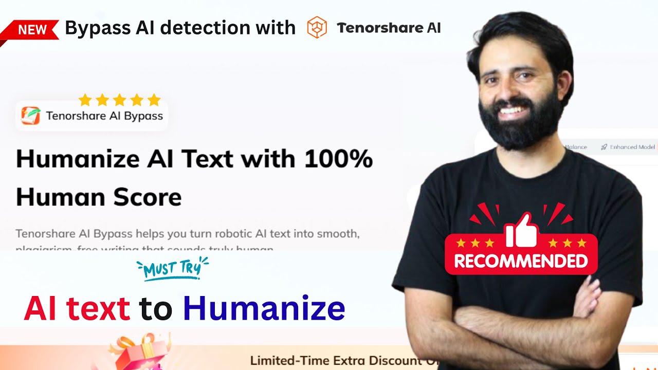 How to Humanize AI Text and Pass AI Detection | Tenorshare AI Humanizer Tutorial