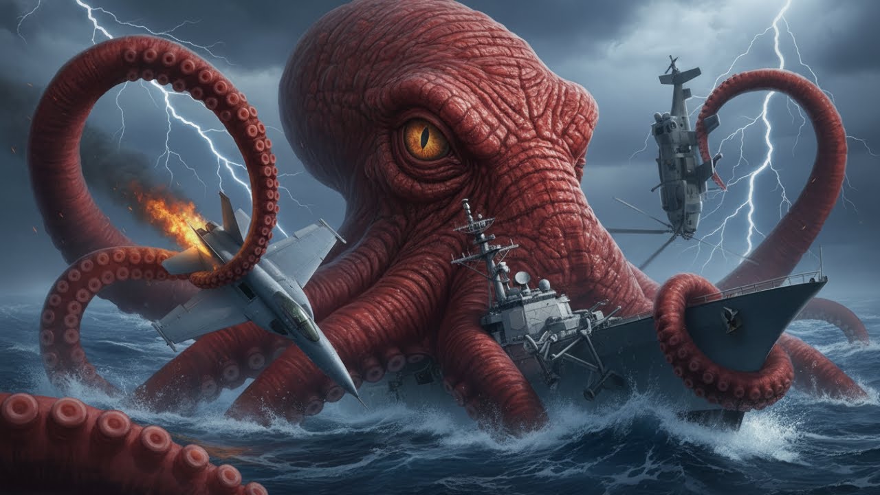 Sea Monster Attack & Military Response : GIANT OCTOPUS vs. ARMY Ultimate Battle