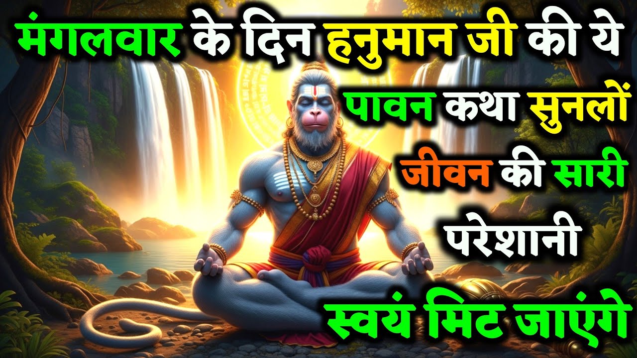 सिर्फ सुनने भर से चमत्कार! मंगलवार की हनुमान कथा बदल देगी आपका किस्मत | Hanuman Kath |