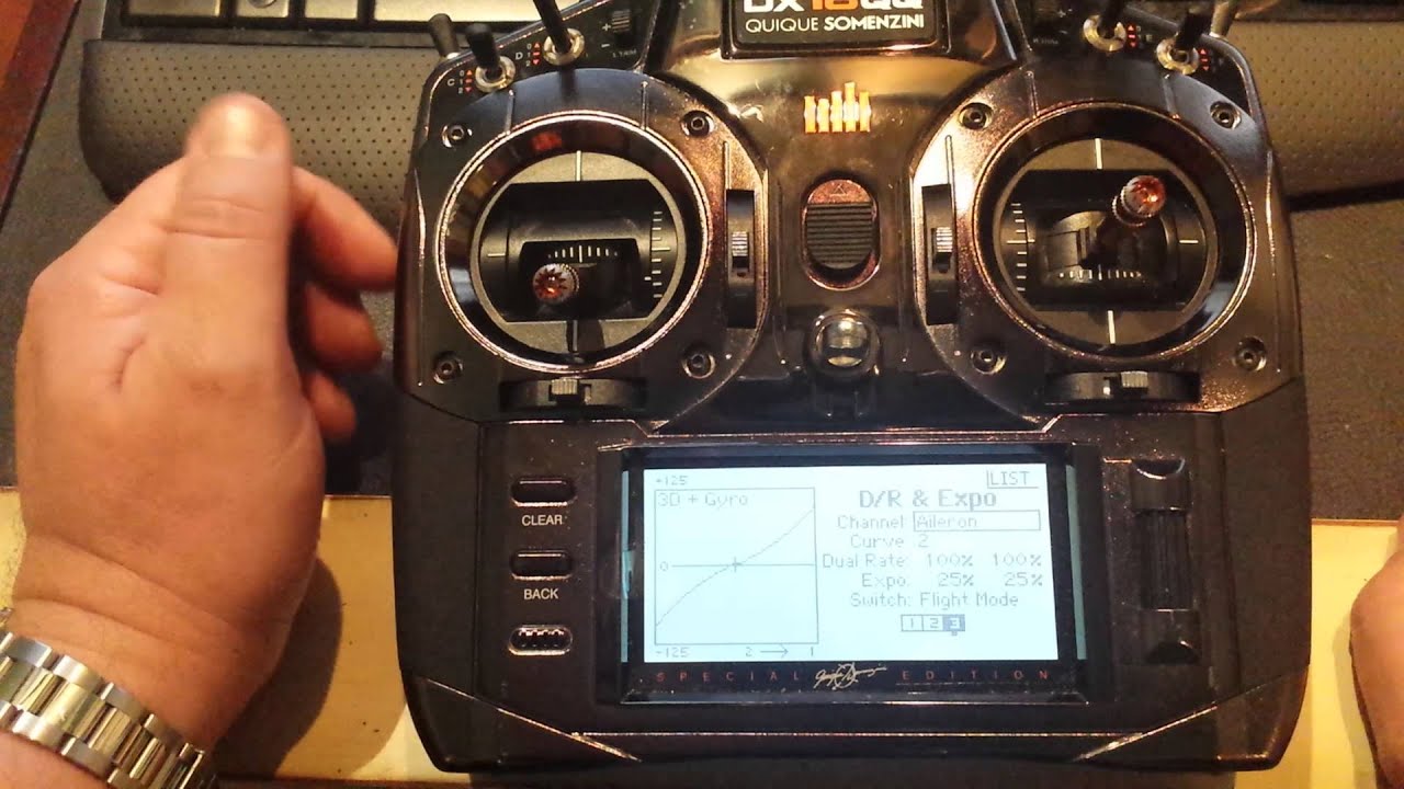 Sebart 3d mig radio setup for spektrum