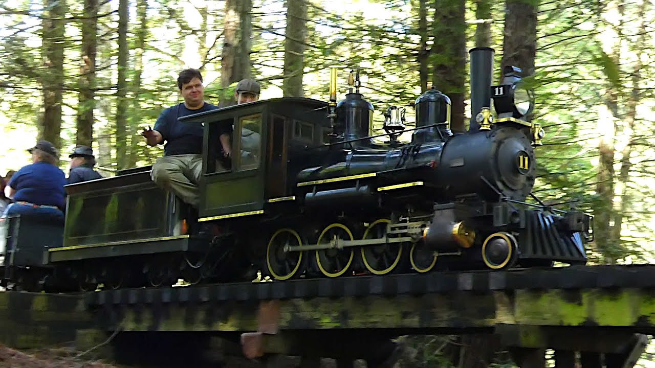 Full Cab Ride on Redwood Valley Railway # 11