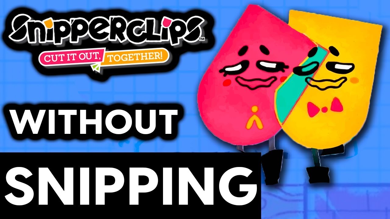 Can You Beat Snipperclips Without Snipping Each Other? - No Snip Challenge
