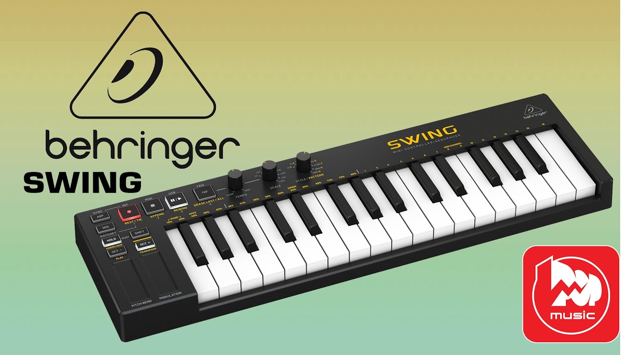 Behringer Swing - миди-клавиатура с мини-клавишами