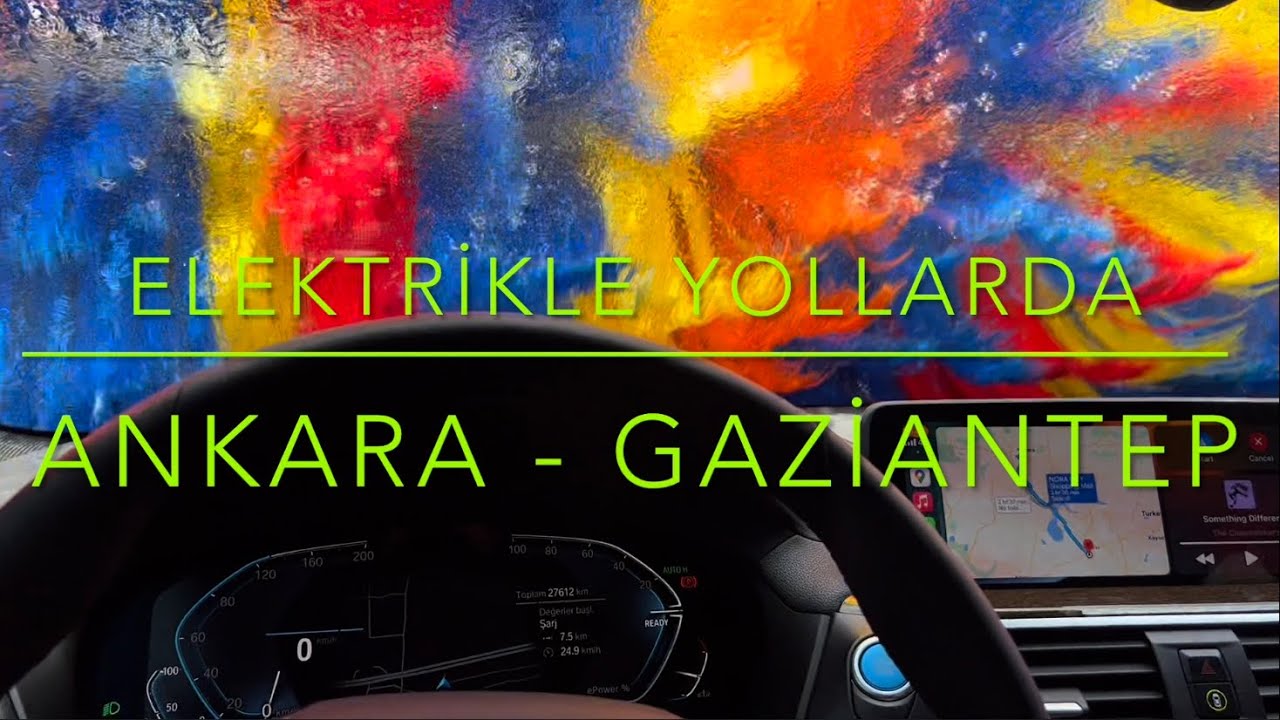 Elektrikle Yollarda 17 - Ankara Gaziantep - BMW iX3 - Uzun Yol