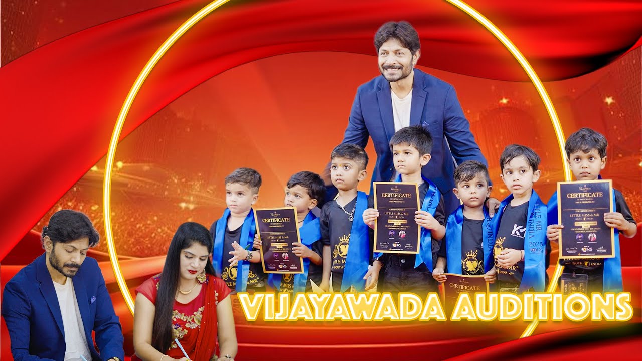 Vijayawada Auditions || Little Miss & Mr South india 2025 || Kaushal Manda Presents || #kidspageant
