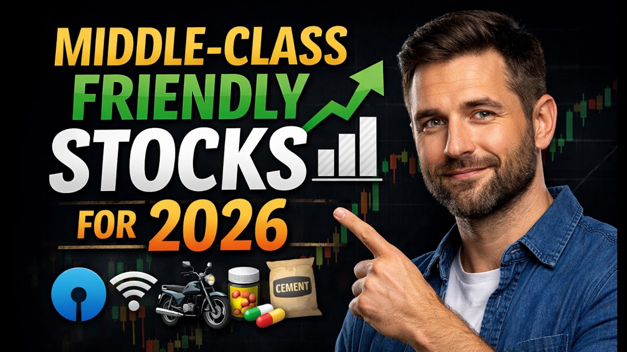 Middle-Class Friendly Stocks For 2026 📈 Top 8 Stocks 📈 Portfolio Stocks 📈 Best Stocks 2026 📈