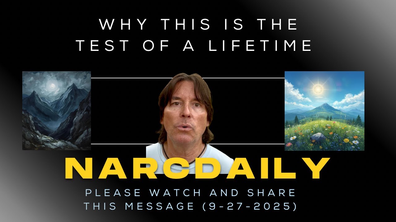 THIS IS THE TEST OF A LIFETIME | EDUCATION | NARCDAILY | NARCISSISM 