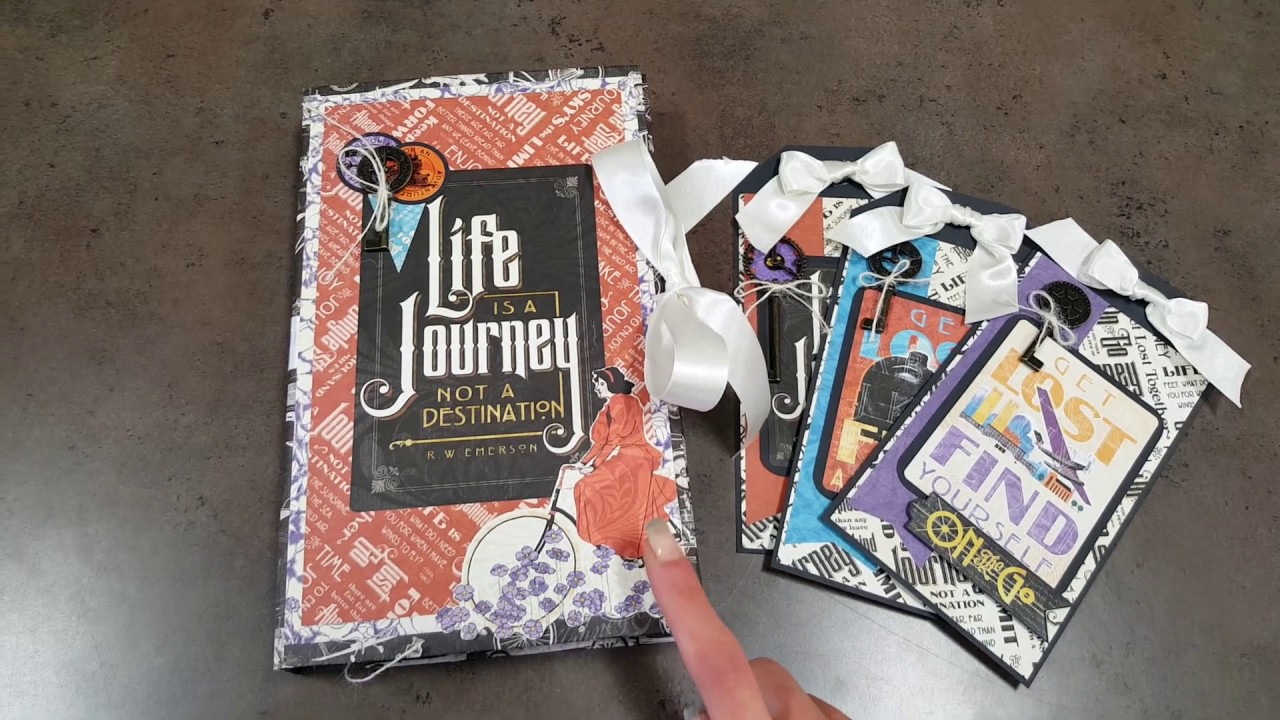 G45 Life is a Journey Wrap Folio ~ Quick Flip Through