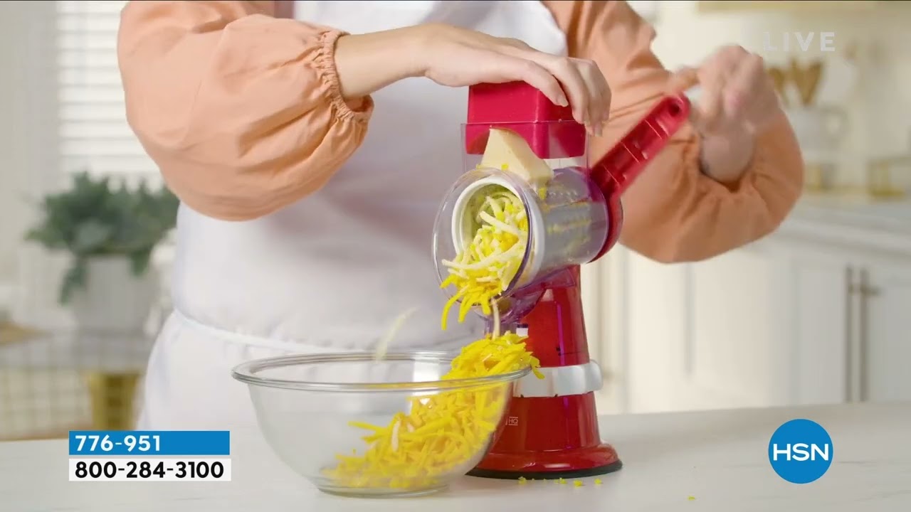 Kitchen HQ Speed Grater and Slicer with Suction Base