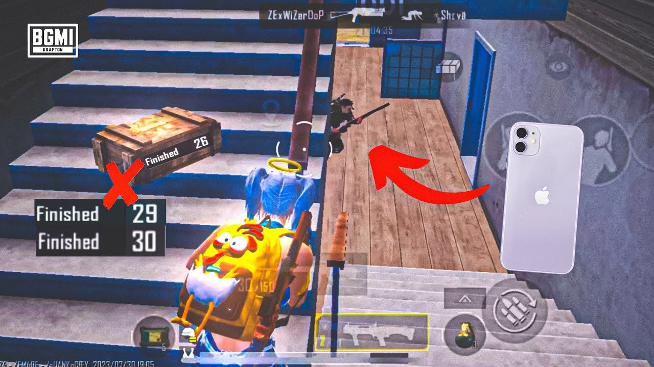 Solo Vs Squad BGMI Gameplay iPhone 11 | Iphone 11 Bgmi test | BGMI Solo Vs Squad Highlights 💓