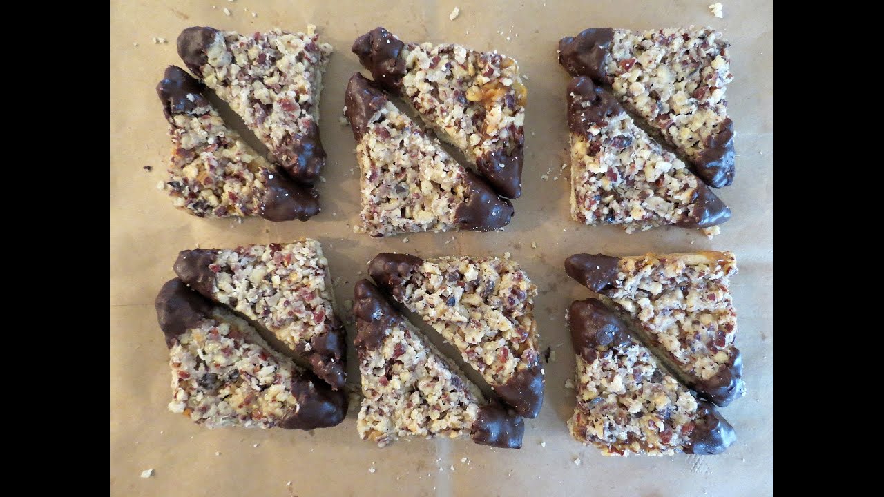 German Nut Corners (Nussecken) -- The Frugal Chef