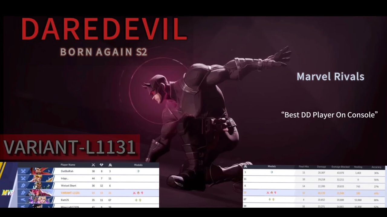 Daredevil Born Again: Season 2 skin gameplay - Marvel Rivals