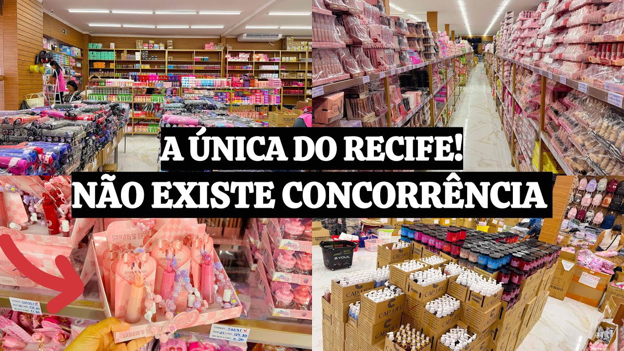 A MAIOR IMPORTADORA E DISTRIBUIDORA DE MAQUIAGEM ATACADISTA DO RECIFE 