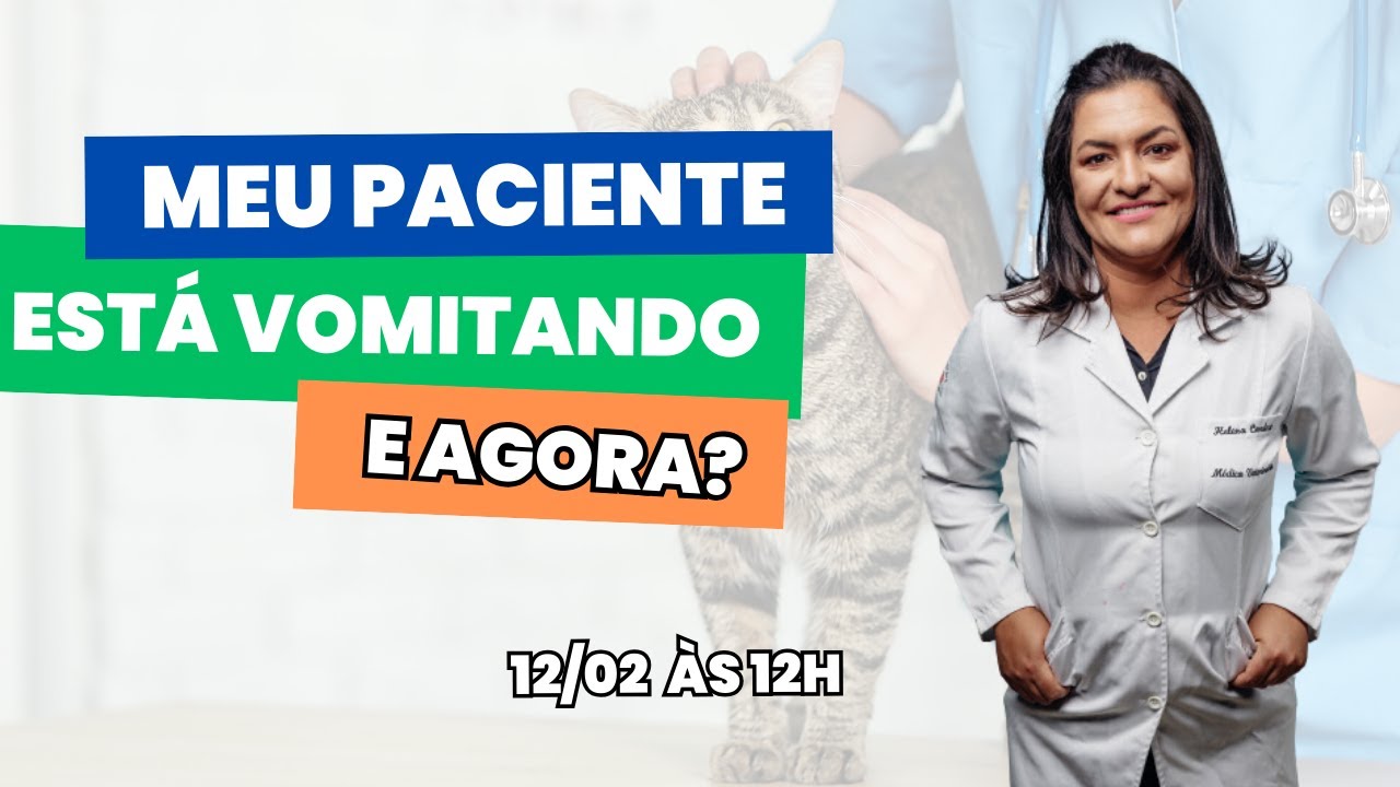 Meu paciente está vomitando, e agora?