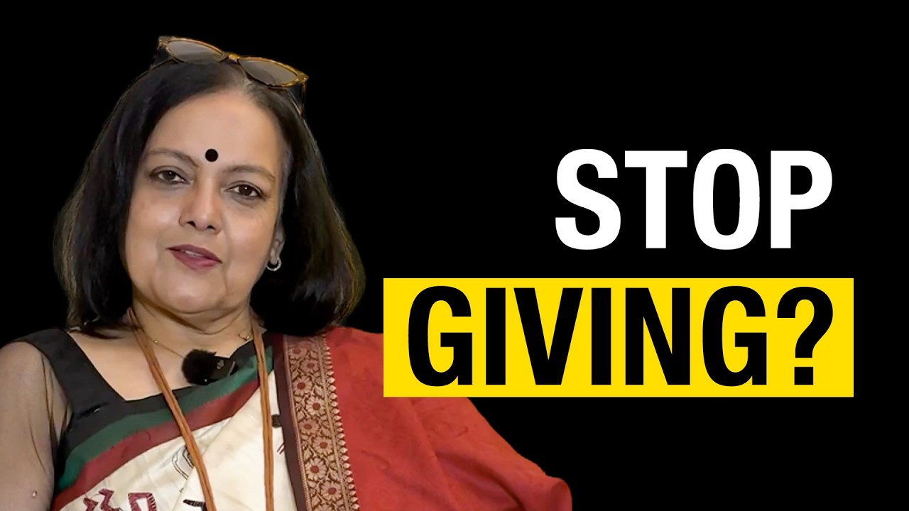 Why are some of us comfortable in giving, and not receiving?