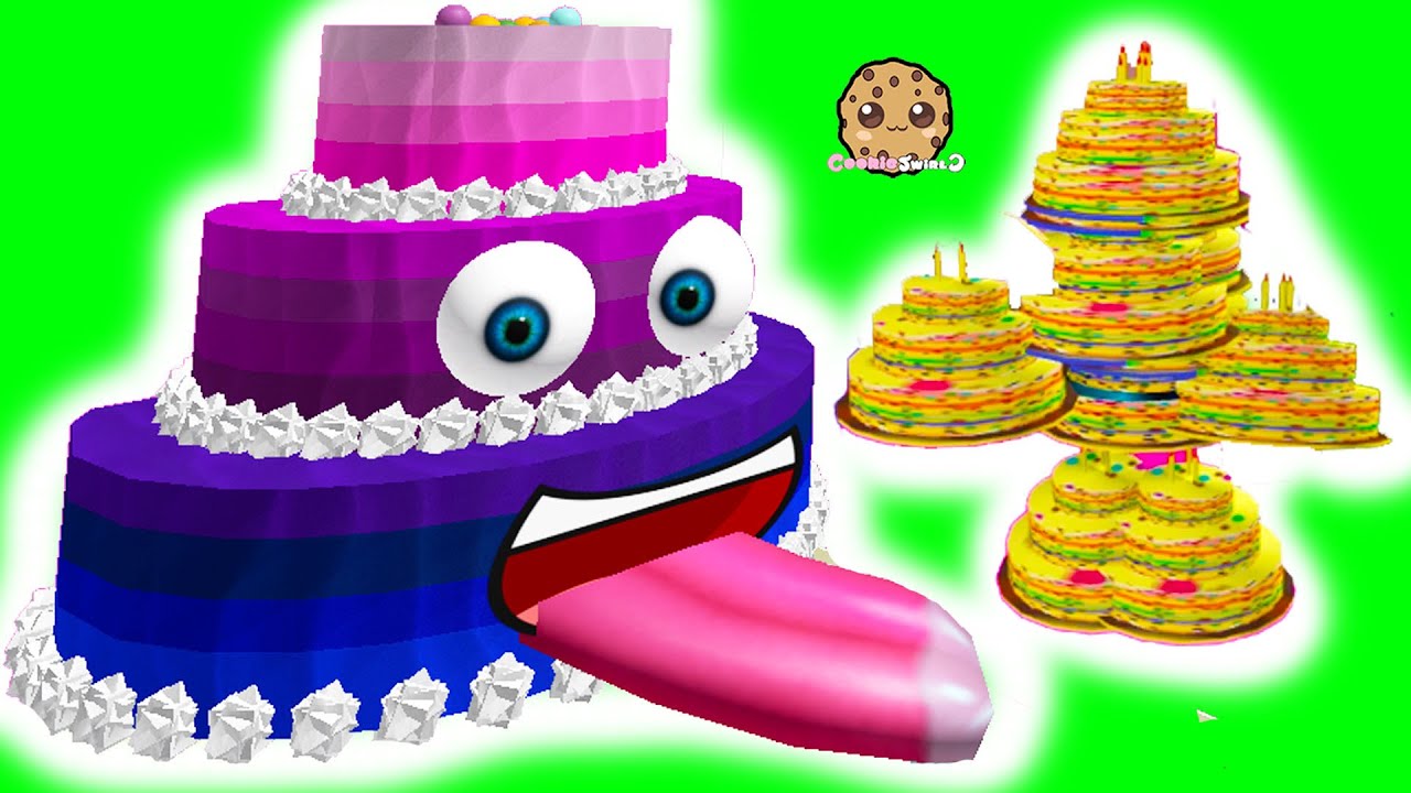 Feeding The Cake Monster ! Testing Out Random Roblox Food Obby Games