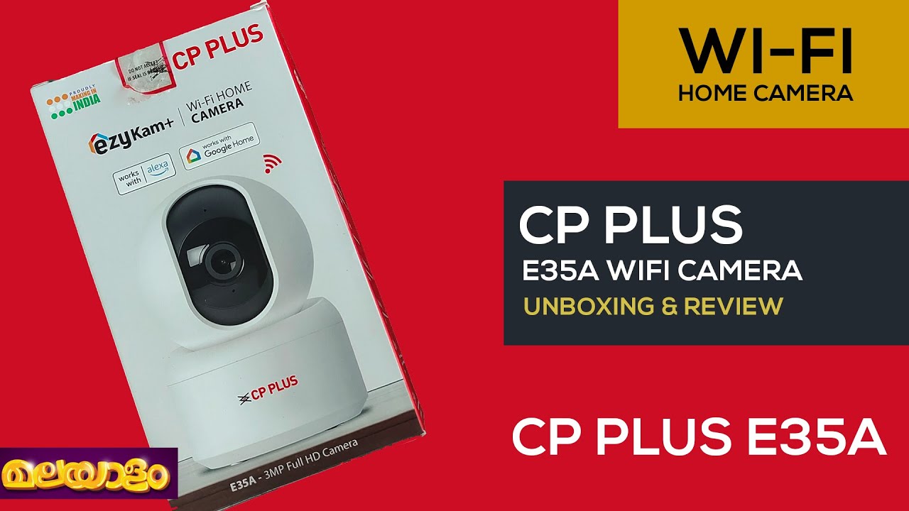 CP PLUS CCTV CAMERA | E35A 3M,  360 View Human Detection & Motion Alert, 2-Way Talk security Camera