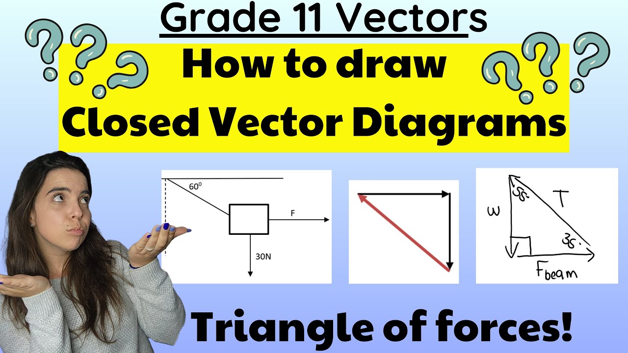 Grade 11 Physics Closed Vector Diagrams: Triangle of forces