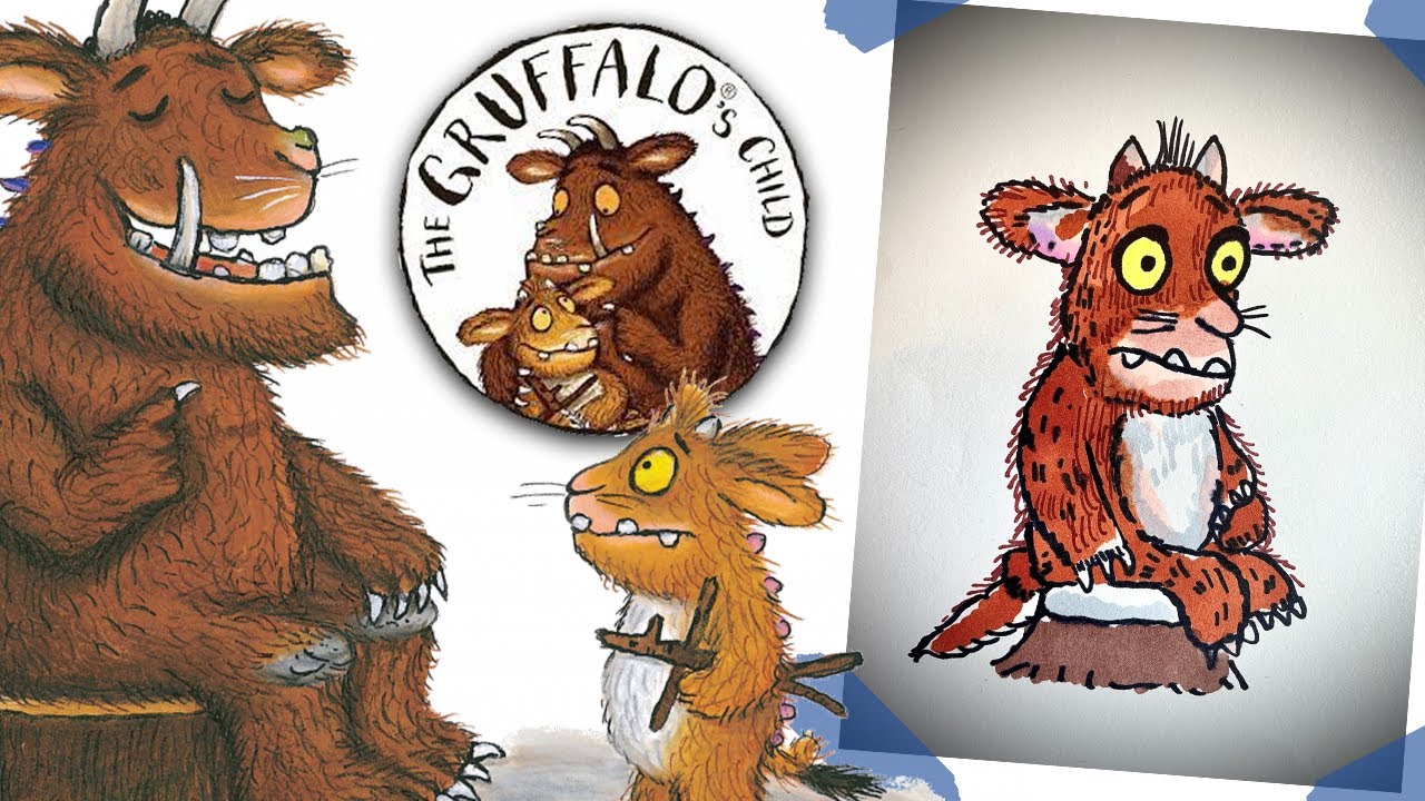 How To Draw The Gruffalo's Child By Axel Scheffler