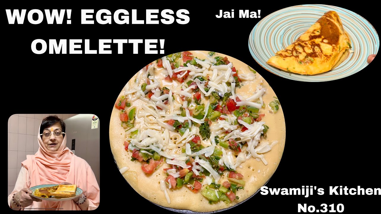 WOW ! Eggless Omelette ! | Made with besan ! | Amazing ! | No.310