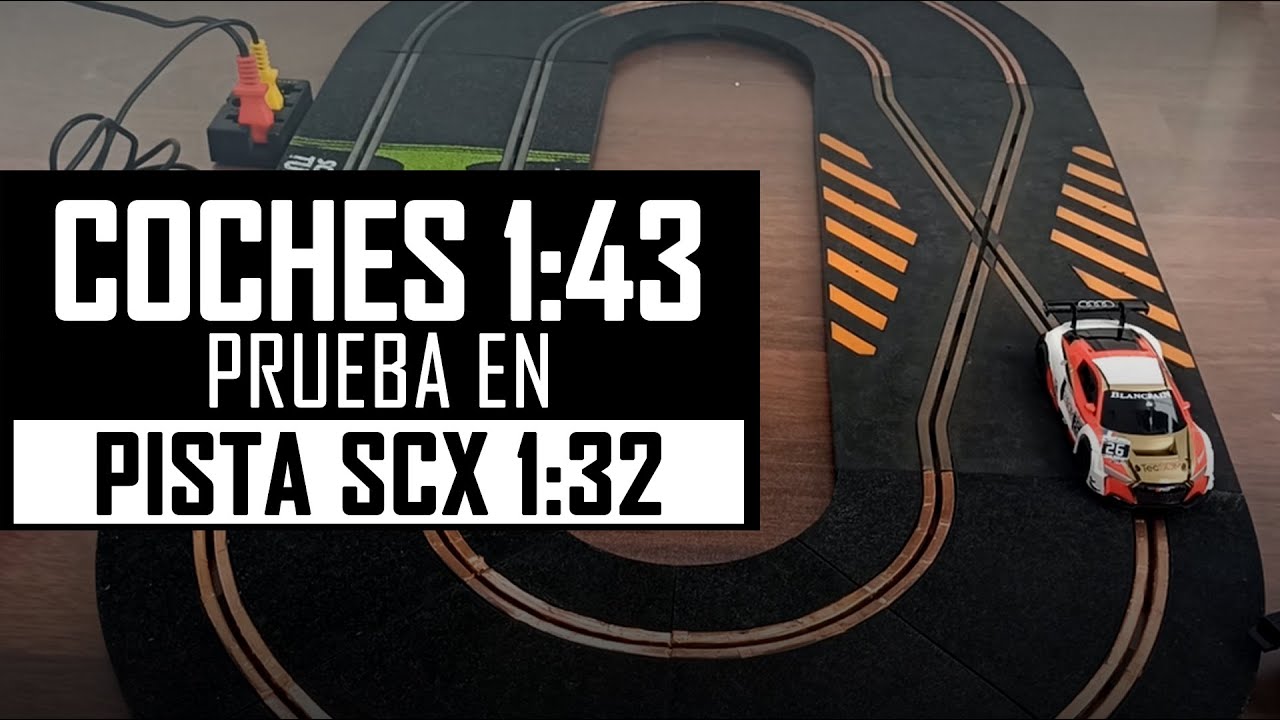 🚙💨 PRUEBA de COCHE 1:43 en PISTA SCX 1:32 🚗💨 Funciona... ¿o no?【Test Rápido】 📝 ¡3 coches! 🛠️