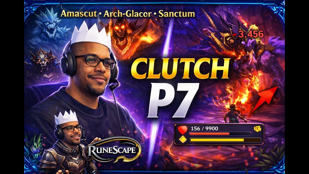 CLUTCH P7 After a Full PvM Session (Amascut, Arch-Glacor & Sanctum)