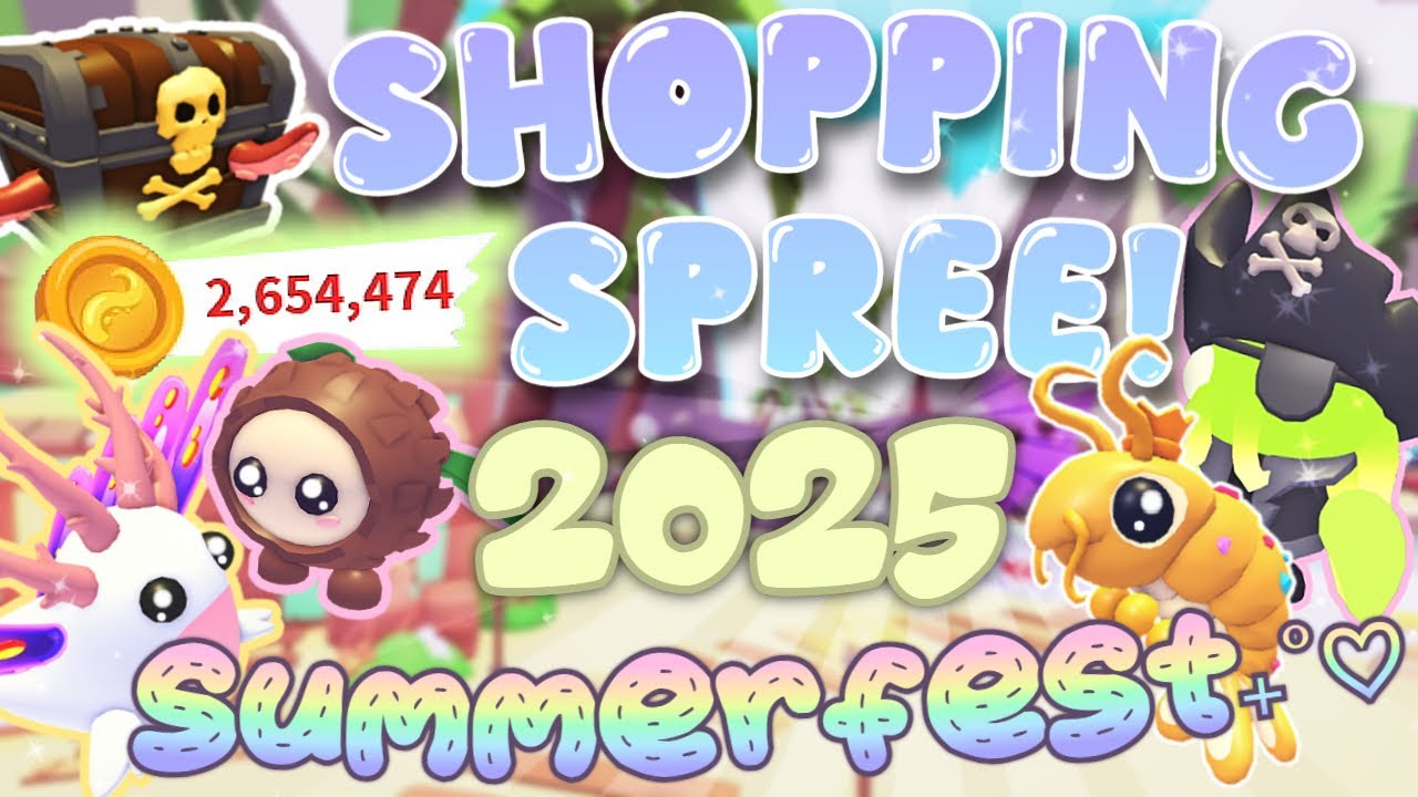 adopt me summerfest 2025 shopping spree! (4M+ doubloons)