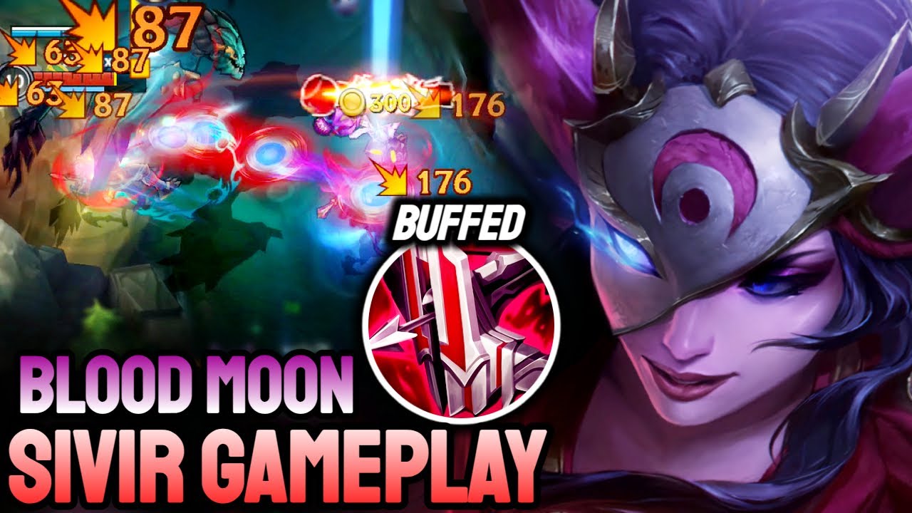 WILD RIFT BLOOD MOON SIVIR SKIN - NEW CHAMP SIVIR GAMEPLAY - MASTER RANKED
