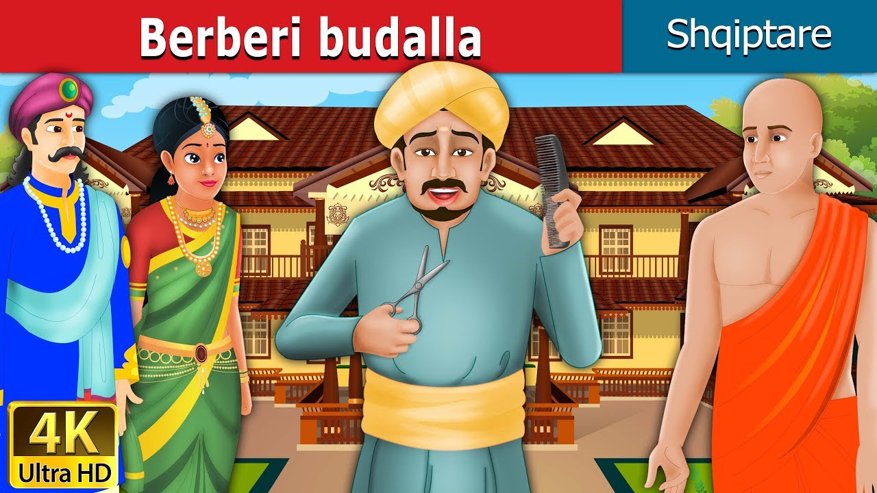 Berberi budalla | The Foolish Barber Story in Albanian  | @AlbanianFairyTales
