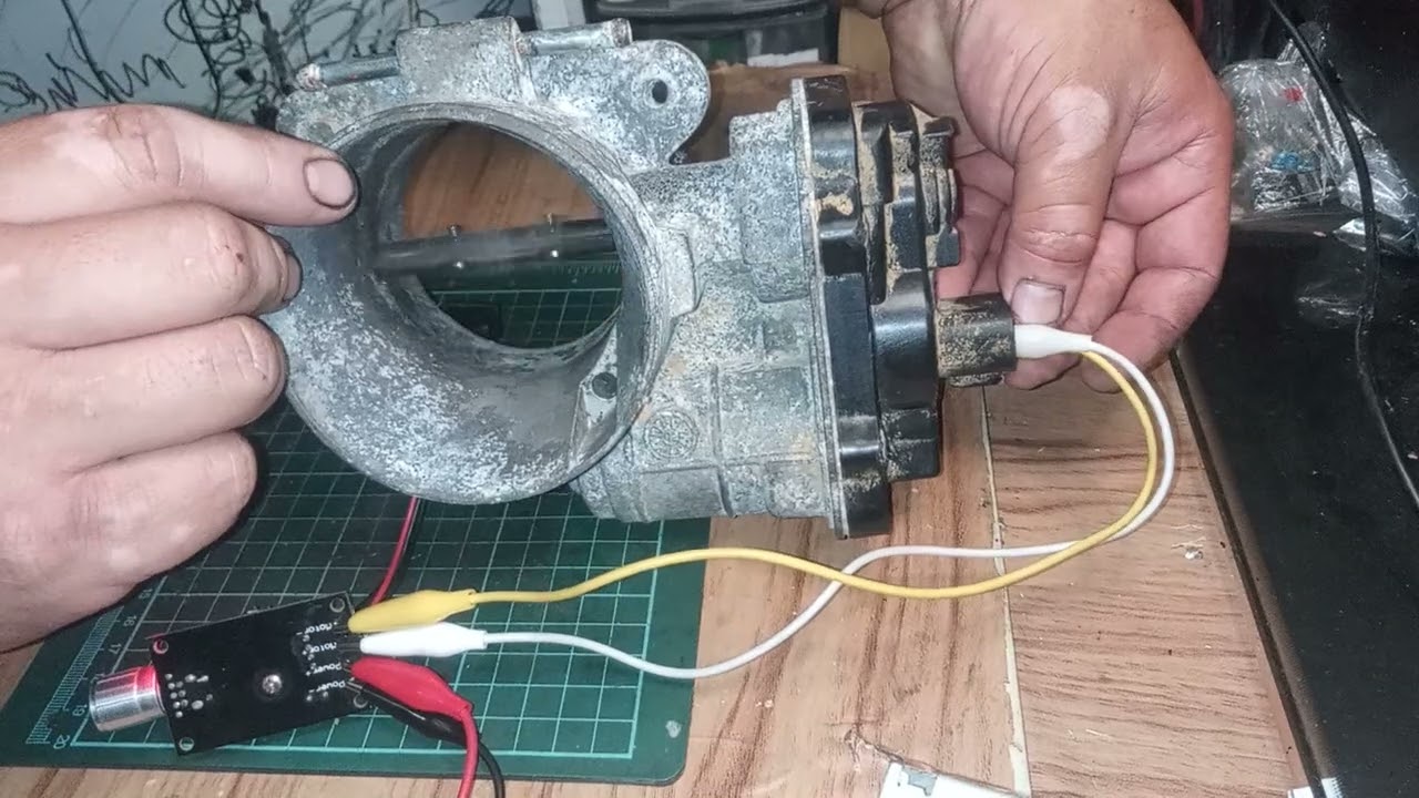 Garganta de aceleración, prueba con señal PWM.