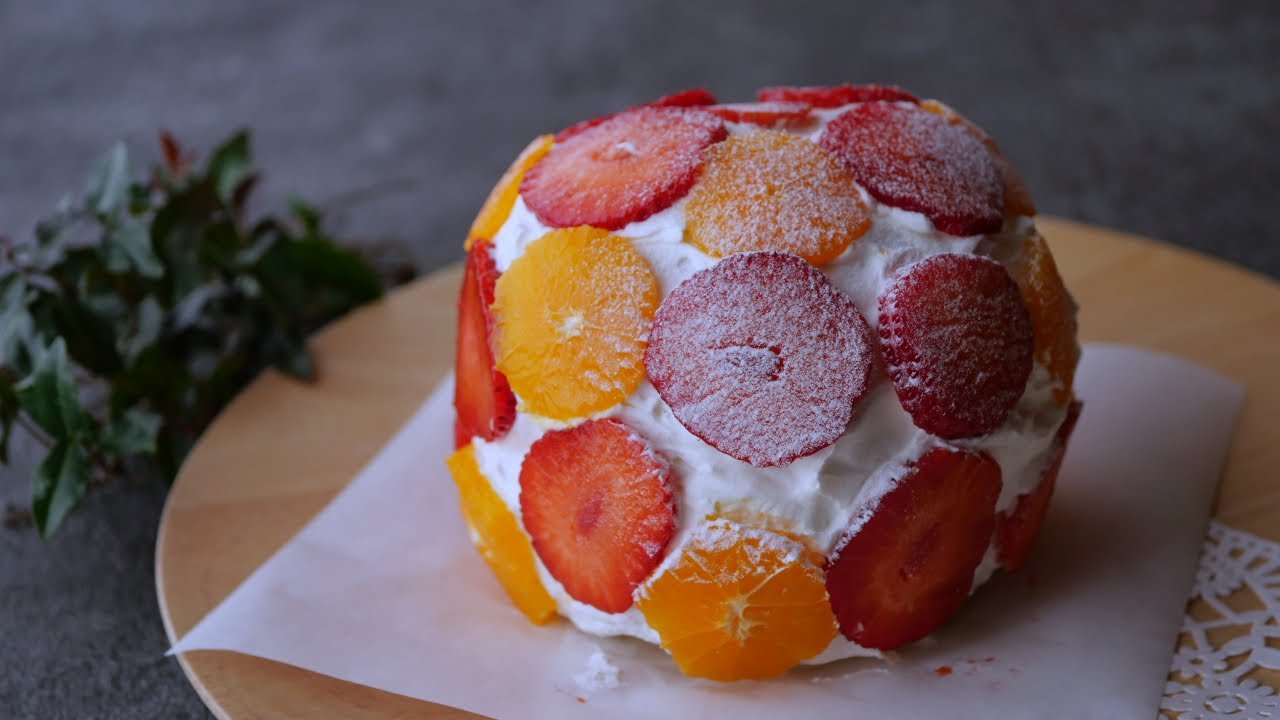 【H.Mでふわふわな苺ケーキ】お鍋で蒸してケーキにしちゃいました | Fluffy Steamed Cake