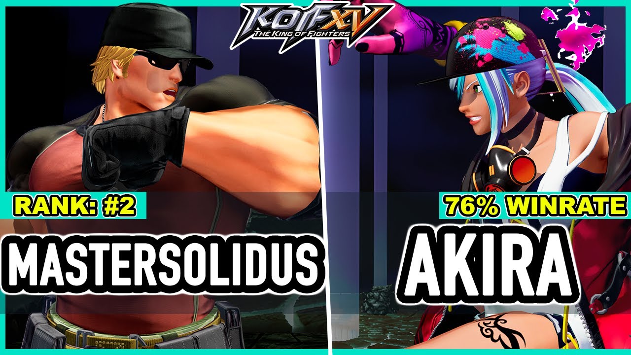KOF XV ▰ Mastersolidus (Clark/Ralf/Heidern) vs Akira (Isla/Rock/Benimaru)