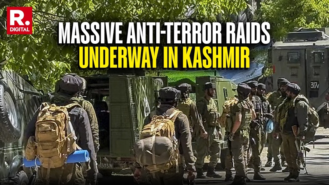 Ground Report: J&K Police Carry Out Massive Raids Across 6 Districts Of Valley To Dismantle Terror