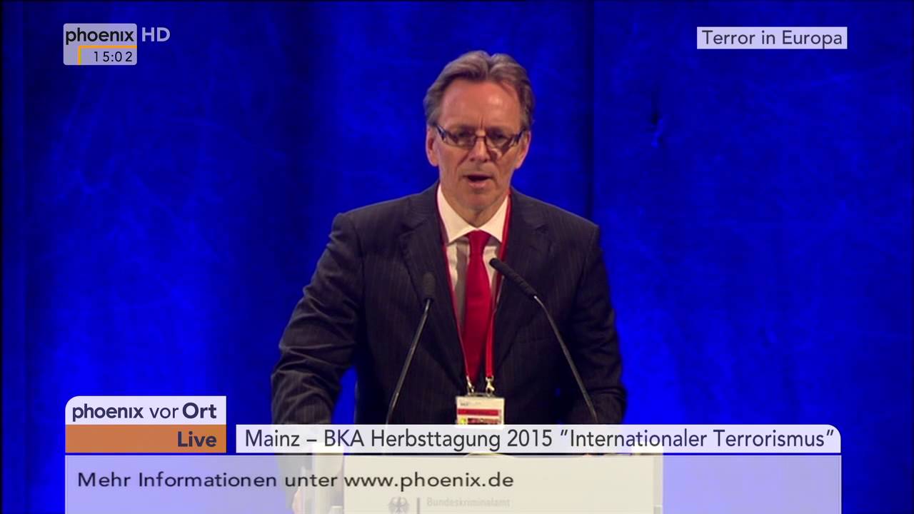BKA-Herbsttagung: Holger M&uuml;nch zum internationalen Terrorismus am 18.11.2015