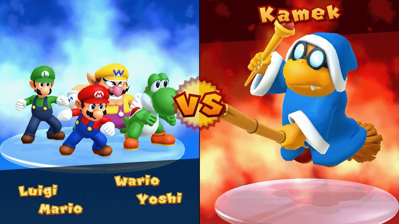 Mario Party 10 - Mario vs Luigi vs Yoshi vs Wario - Haunted Trail