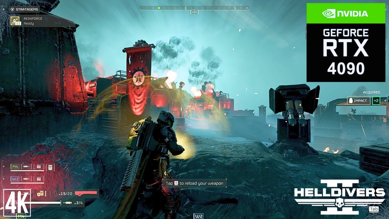 HELLDIVERS 2: TIEN KWAN on RTX 4090 24GB (4K Maximum Graphics)