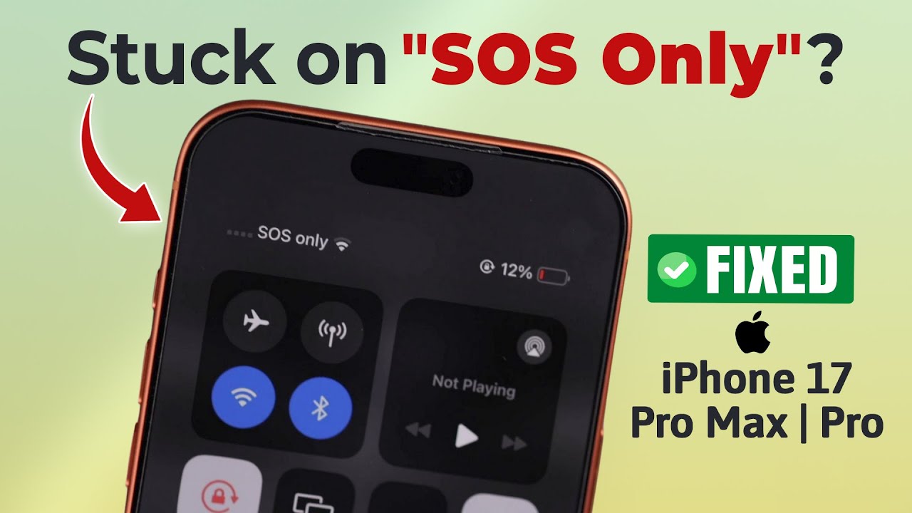 How To Fix iPhone Stuck in SOS Mode!