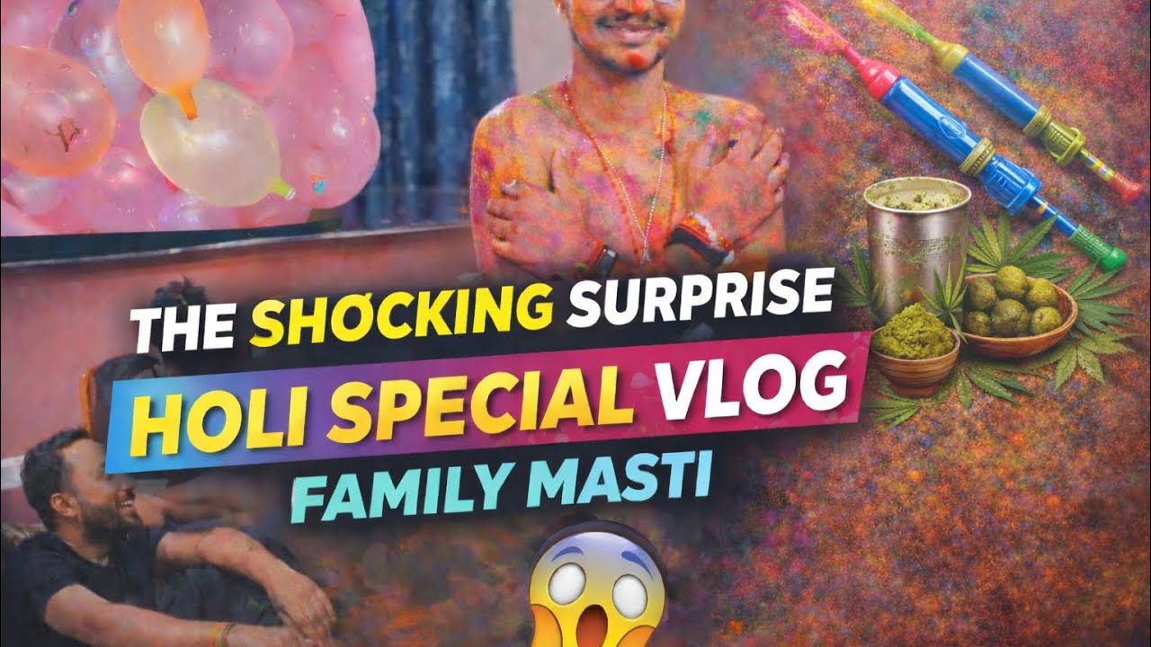 HOLI MAI MILA BAHUT ACHA SUPRISE 🧿💥🎊|2026 FULL FUN MASTI AND ENJOYMENT|ABHIDDHI🦖🐼🧿