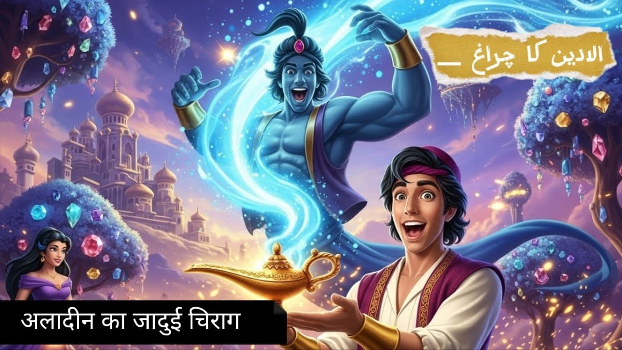 Aladdin k charage |अलादीन का जादुई चिराग |Urdu Islamic khani | Qadeem M.H STORIES02