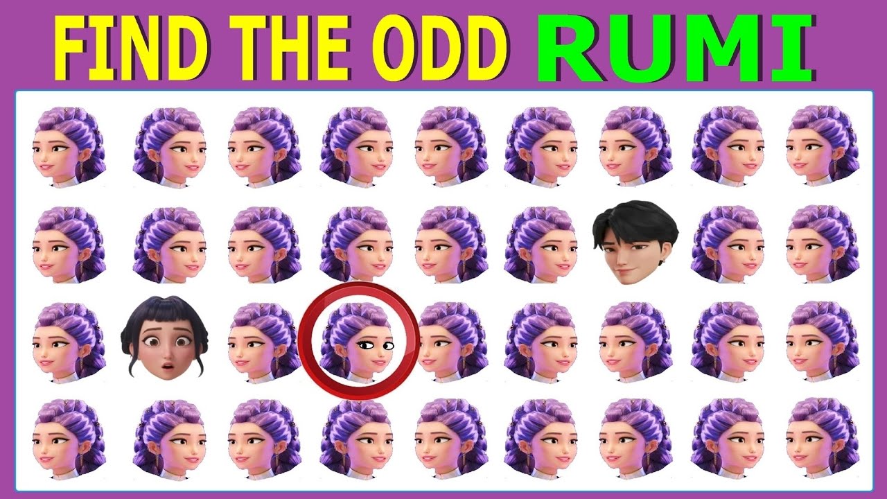 Find The Odd K-Pop Demon Hunter .rumi,jinu,mira Only True Fans Can Spot It Fast!