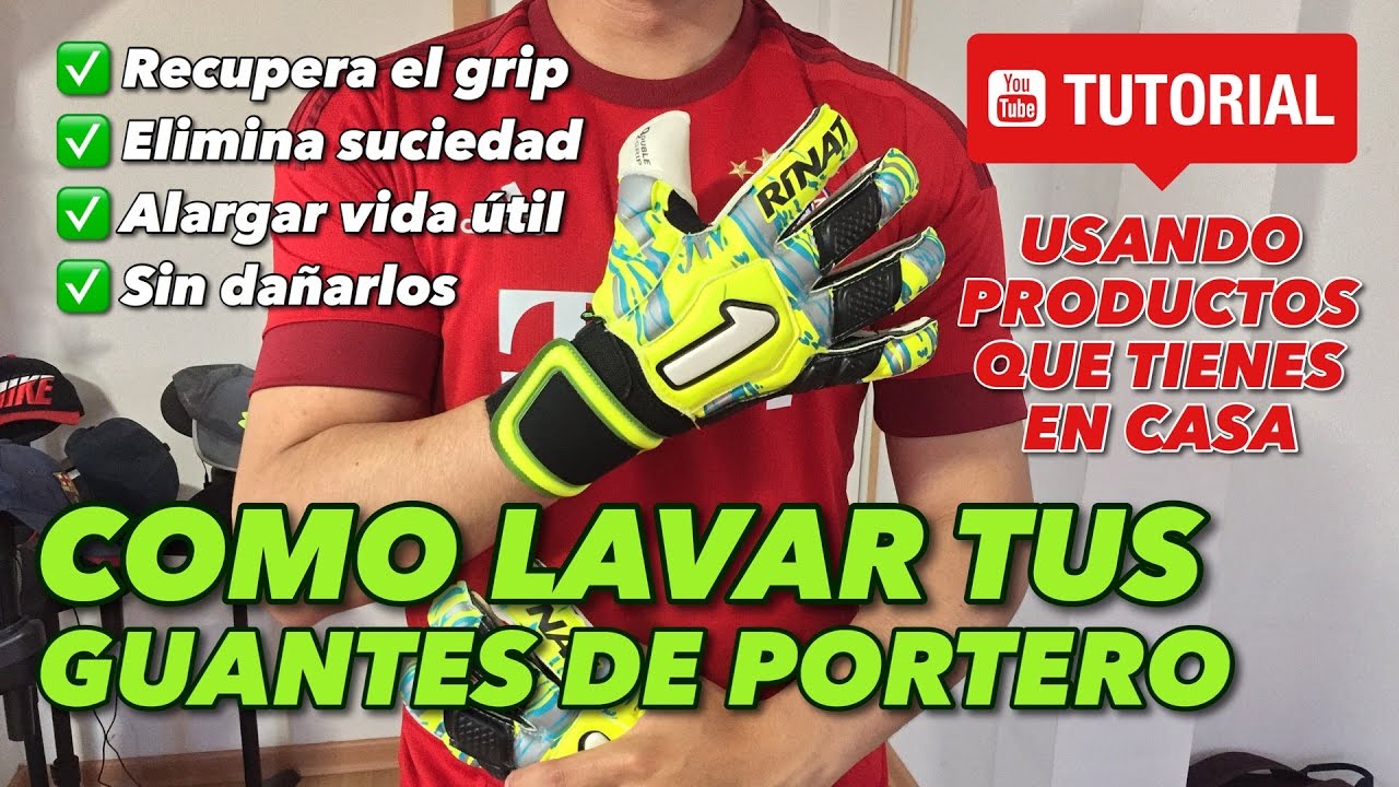 LIMPIEZA GUANTES DE PORTERO | RECUPERA EL GRIP Y ALARGA SU VIDA UTIL |